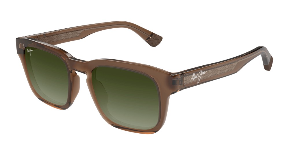 Maui Jim MJ0643S MALUHIA - 003 - 52 - AVEC DES VERRES POLARISÉS Lunettes de soleil Marron Angulaire