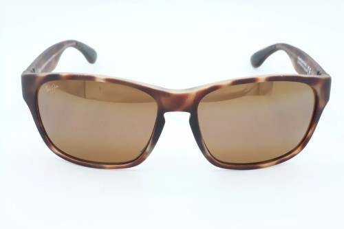 Maui Jim MJ0721S MIXED PLATE - 001 - 58 - AVEC DES VERRES POLARISÉS Lunettes de soleil Havane Angulaire