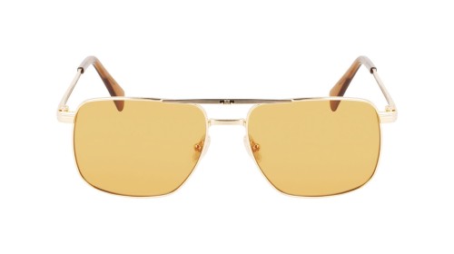 Lanvin LNV120S - 709 - 58 Lunettes de soleil Or, Marron Pilote (Aviateur)