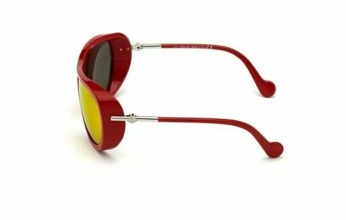 Moncler ML0128 - 66C - 61 Lunettes de soleil Rouge Pilote (Aviateur)