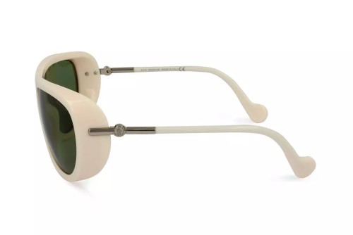 Moncler ML0128 - 25N - 61 Lunettes de soleil Ivoire Pilote (Aviateur)