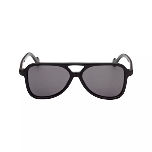 Moncler ML0140 - 01A - 58 Lunettes de soleil Noir Pilote (Aviateur)