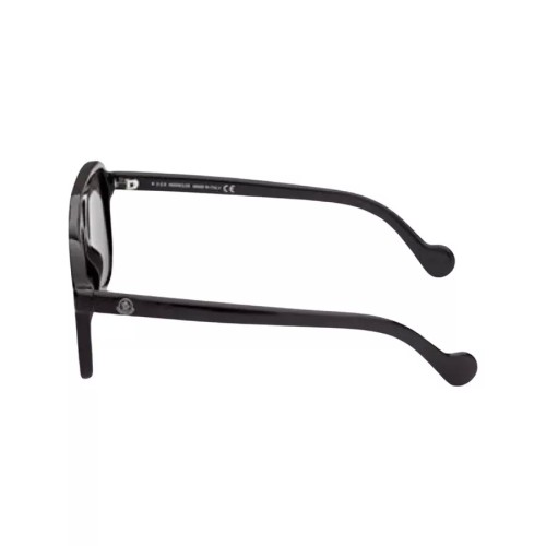 Moncler ML0140 - 01A - 58 Lunettes de soleil Noir Pilote (Aviateur)