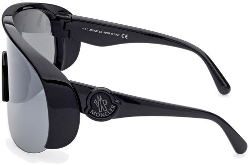 Moncler ML0202 PHANTHOM - 01A - 146 Lunettes de soleil Black Shield