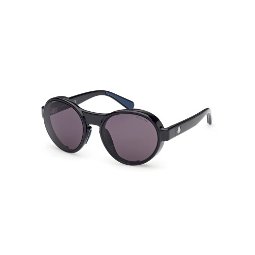 Moncler ML0205 STERADIAN - 01A - 56 Lunettes de soleil Noir Ovale