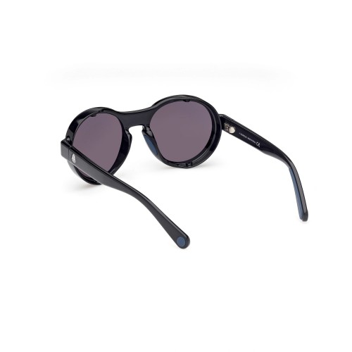 Moncler ML0205 STERADIAN - 01A - 56 Lunettes de soleil Noir Ovale