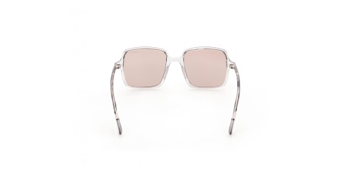 Moncler ML0212 SHADORN - 26L - 51 Lunettes de soleil Transparent, Argent Angulaire