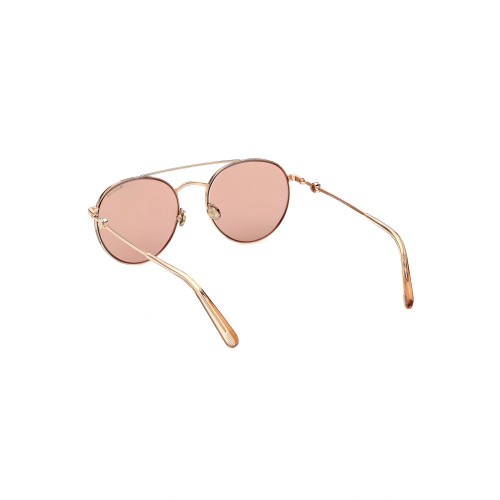Moncler ML0214 - 33Z - 54 Lunettes de soleil Or rose Pilote (Aviateur)