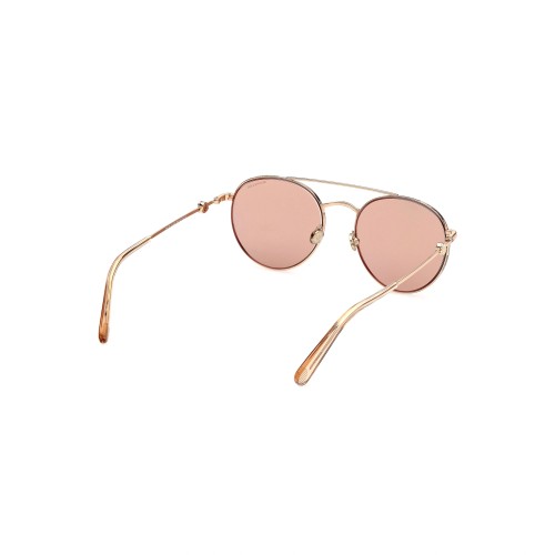Moncler ML0214 - 33Z - 54 Lunettes de soleil Or rose Pilote (Aviateur)