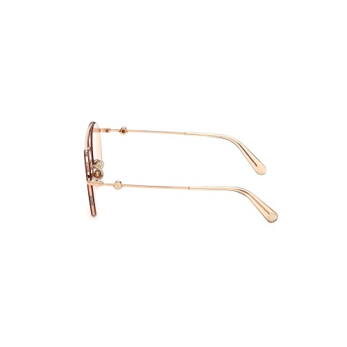 Moncler ML0214 - 33Z - 54 Lunettes de soleil Or rose Pilote (Aviateur)