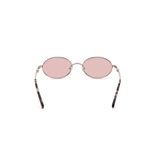 Moncler ML0224 TATOU - 34U - 52 Lunettes de soleil Argent, Havane Ovale