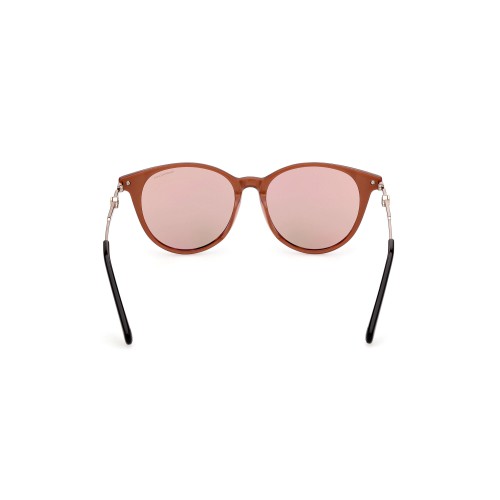 Moncler ML0226 - 56U - 53 Lunettes de soleil Havane foncé Coussin arrondi