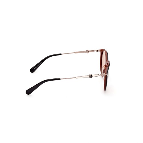 Moncler ML0226 - 56U - 53 Lunettes de soleil Havane foncé Coussin arrondi