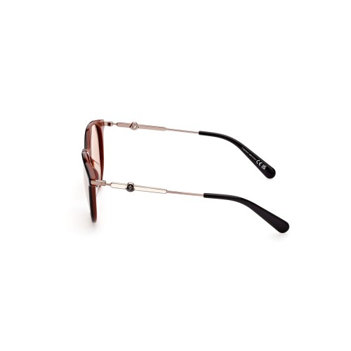 Moncler ML0226 - 56U - 53 Lunettes de soleil Havane foncé Coussin arrondi