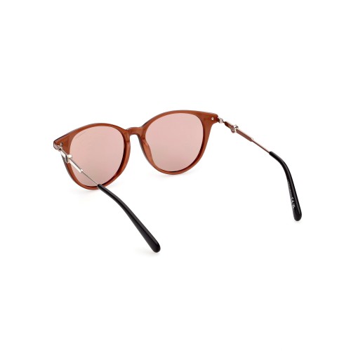 Moncler ML0226 - 56U - 53 Lunettes de soleil Havane foncé Coussin arrondi