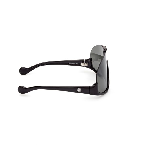 Moncler ML0230 VISSEUR - 01A - 142 Lunettes de soleil Noir Bouclier