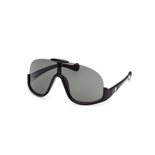 Moncler ML0230 VISSEUR - 01A - 142 Lunettes de soleil Noir Bouclier