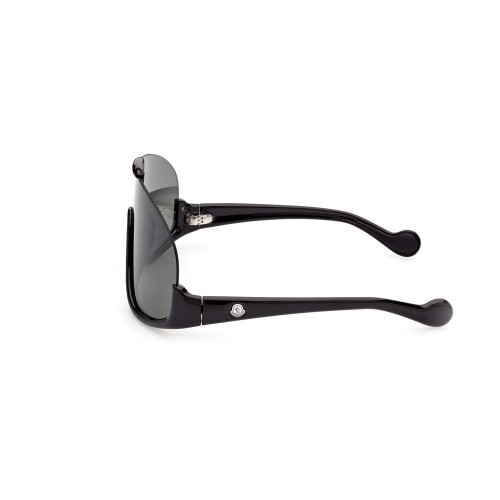 Moncler ML0230 VISSEUR - 01A - 142 Lunettes de soleil Noir Bouclier