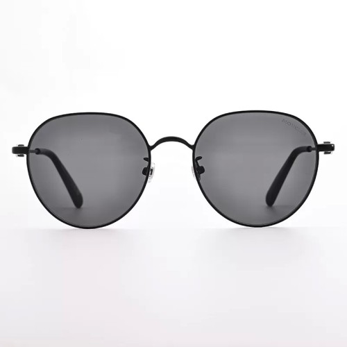 Moncler ML0236-K - 02A - 55 Lunettes de soleil Noir Coussin arrondi