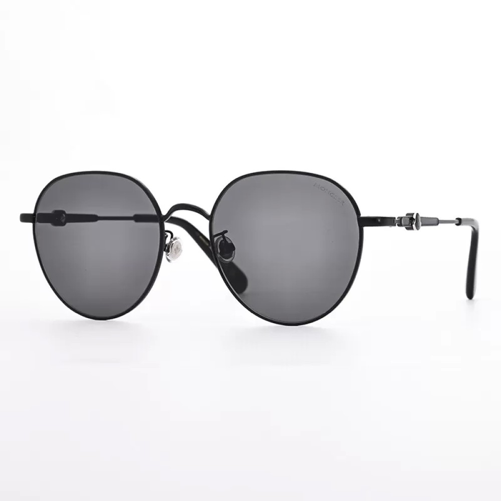 Moncler ML0236-K - 02A - 55 Lunettes de soleil Noir Coussin arrondi