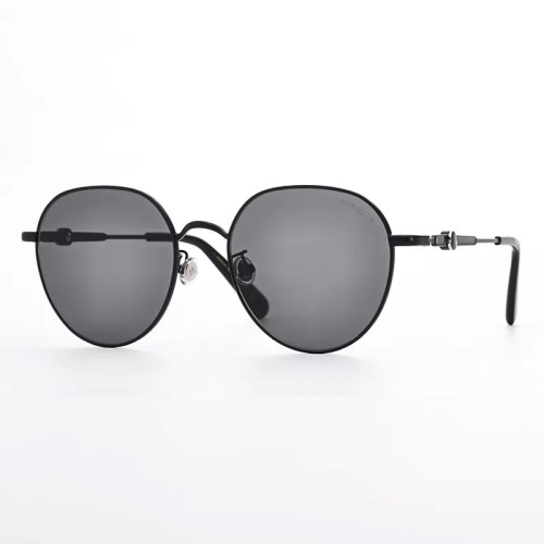 Moncler ML0236-K - 02A - 55 Lunettes de soleil Noir Coussin arrondi