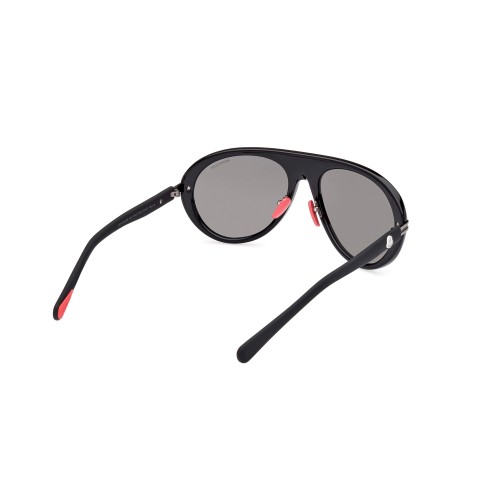 Moncler ML0240 NAVIGAZE - 01A - 57 Lunettes de soleil Black Pilot (Aviator)
