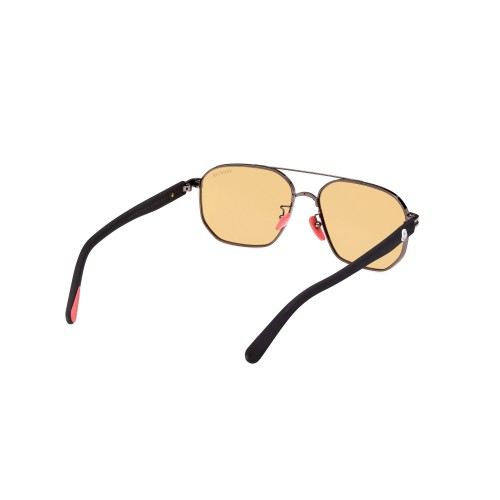 Moncler ML0242-H FLAPERON - 08E - 56 Lunettes de soleil Noir Pilote (Aviateur)