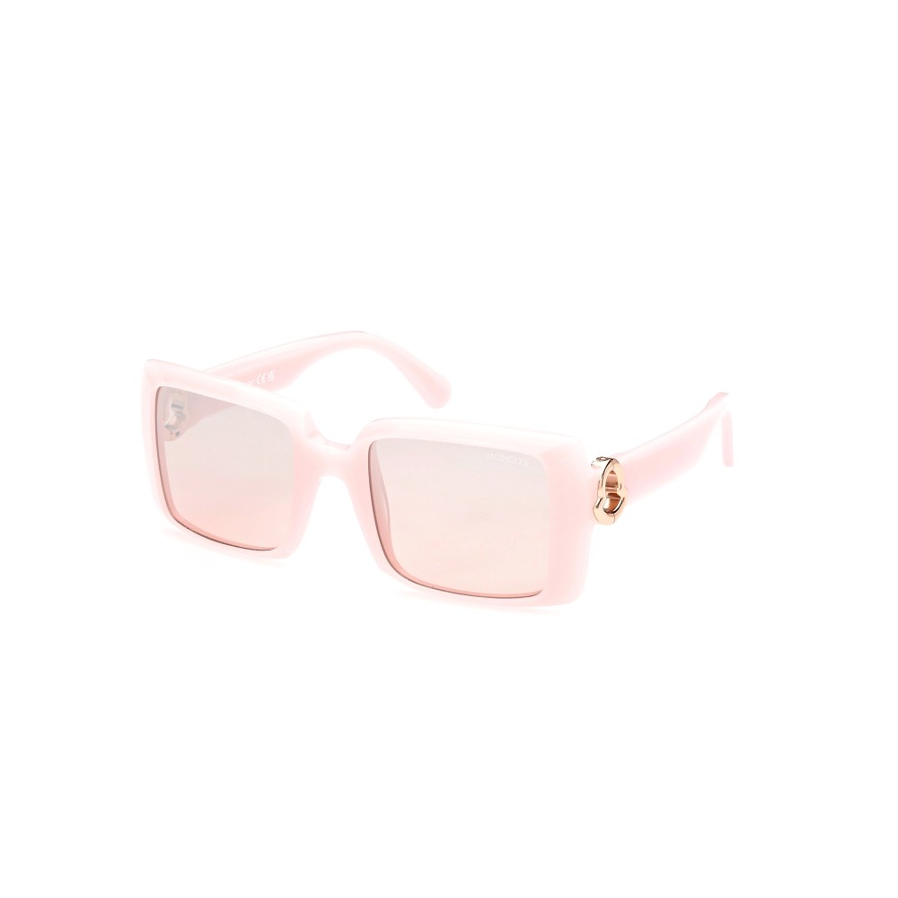 Moncler ML0244 PROMENADE - 72Z - 53 Lunettes de soleil Rose Angulaire