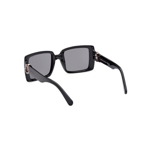 Moncler ML0244 PROMENADE - 01A - 53 Lunettes de soleil Noir Angulaire