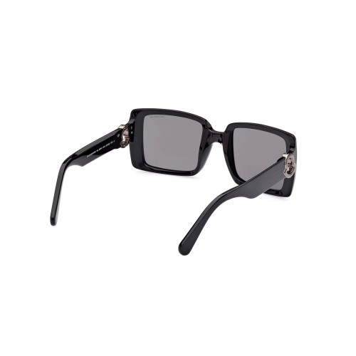 Moncler ML0244 PROMENADE - 01A - 53 Lunettes de soleil Noir Angulaire