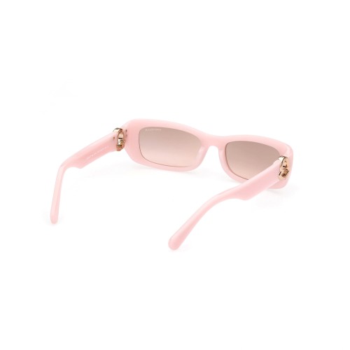 Moncler ML0245 MINUIT - 72Z - 55 Lunettes de soleil Rose Angulaire
