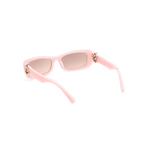 Moncler ML0245 MINUIT - 72Z - 55 Lunettes de soleil Rose Angulaire