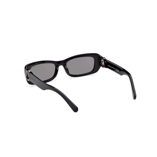 Moncler ML0245 MINUIT - 01A - 55 Lunettes de soleil Noir Angulaire