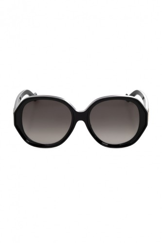 Loewe LW40080U - 01B - 57 Lunettes de soleil Noir Coussin arrondi