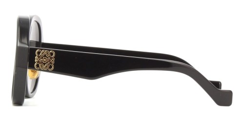 Loewe LW40080U - 01B - 57 Lunettes de soleil Noir Coussin arrondi