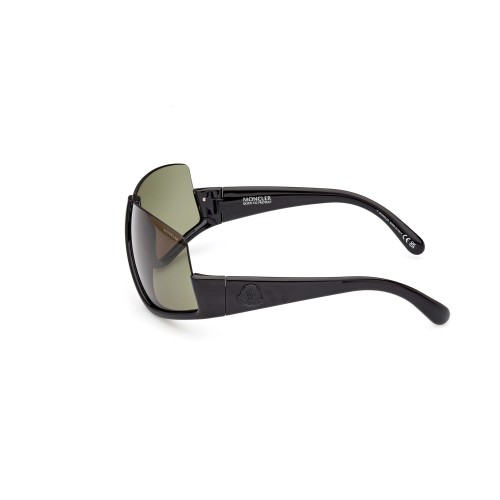 Moncler ML0269 VYZER - 01N - 143 Lunettes de soleil Noir Bouclier