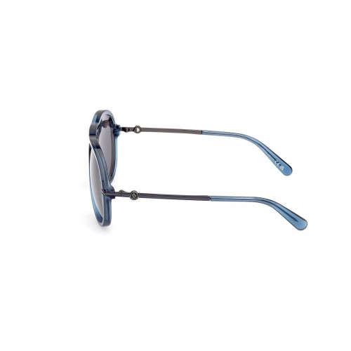 Moncler ML0288 PEAKE - 90D - 60 - AVEC DES VERRES POLARISÉS Lunettes de soleil Bleu Pilote (Aviateur)
