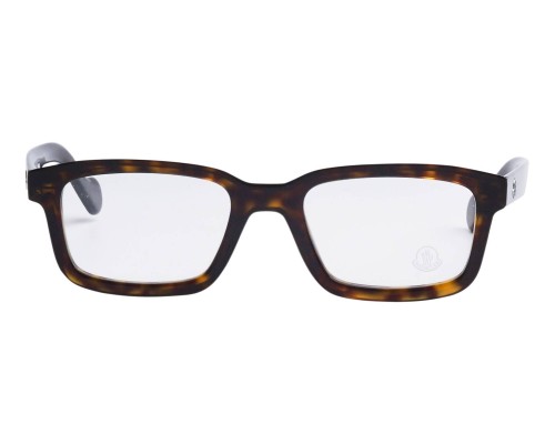 Moncler ML5004 - 052 - 52 Cadres optiques Havane foncé Angulaire