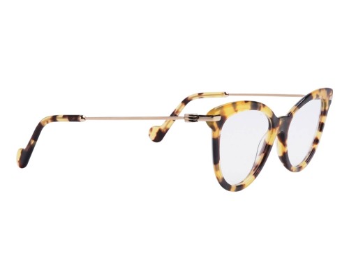 Moncler ML5018 - 055 - 53 Cadres optiques Havane Œil de chat