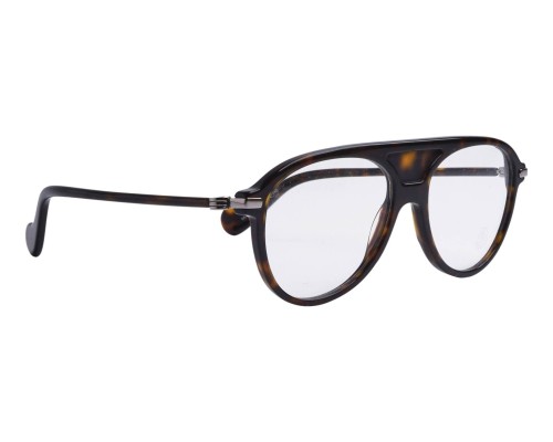 Moncler ML5033 - 052 - 55 Cadres optiques Havane foncé Pilote (Aviateur)