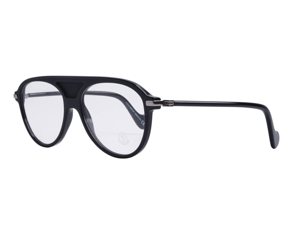 Moncler ML5033 - 001 - 55 Cadres optiques Noir Pilote (Aviateur)