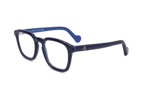 Moncler ML5042 - 092 - 51 Cadres optiques Bleu Angulaire