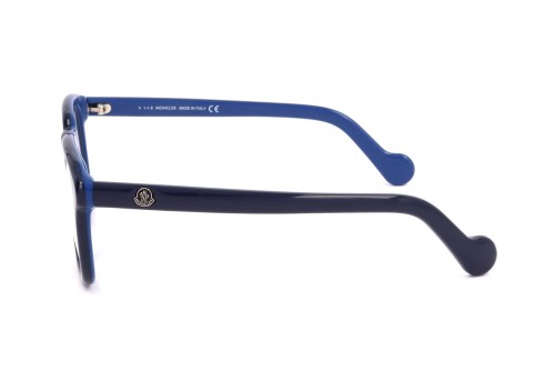 Moncler ML5042 - 092 - 51 Cadres optiques Bleu Angulaire