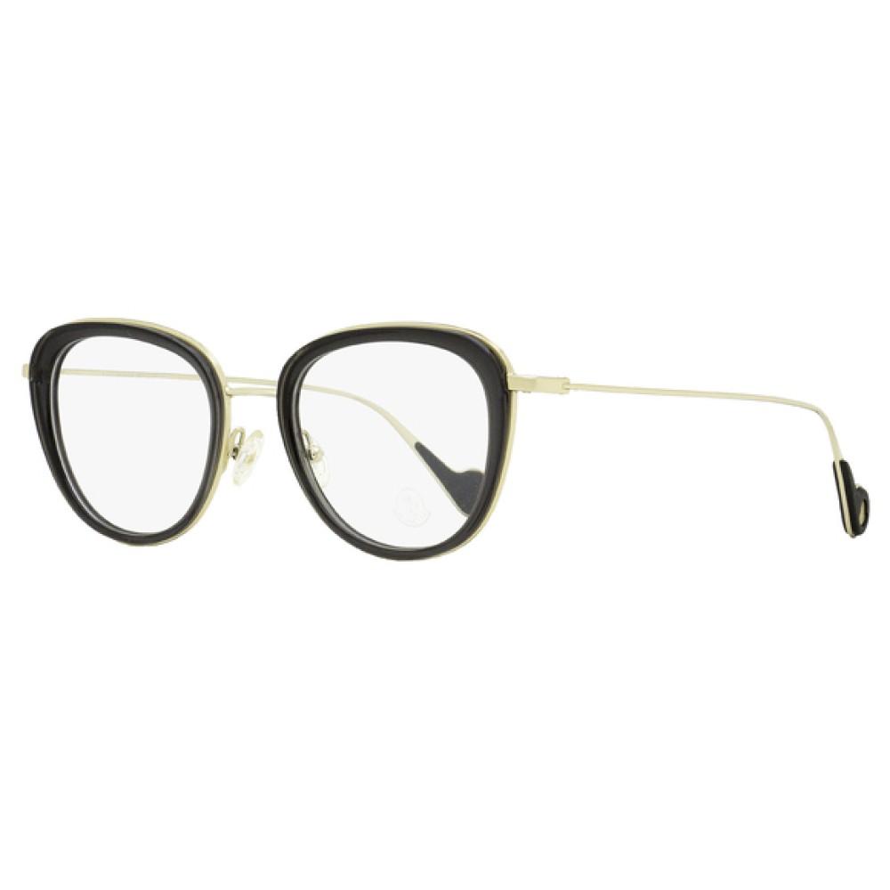 Moncler ML5048 - 020 - 50 Cadres optiques Noir, Or Œil de chat