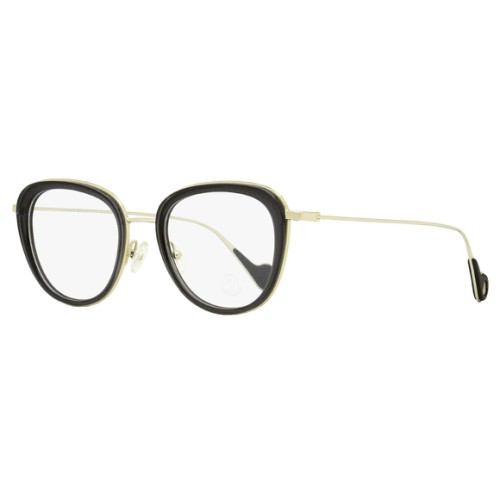 Moncler ML5048 - 020 - 50 Cadres optiques Noir, Or Œil de chat