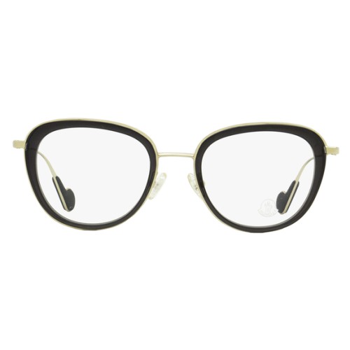 Moncler ML5048 - 020 - 50 Cadres optiques Noir, Or Œil de chat