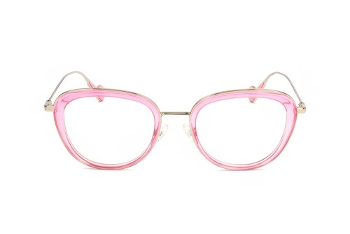 Moncler ML5048 - 074 - 50 Cadres optiques Or, Rose Coussin arrondi