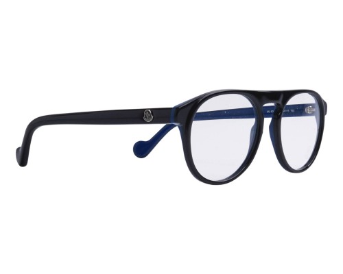 Moncler ML5054 - 005 - 54 Cadres optiques Noir, Bleu Pilote (Aviateur)