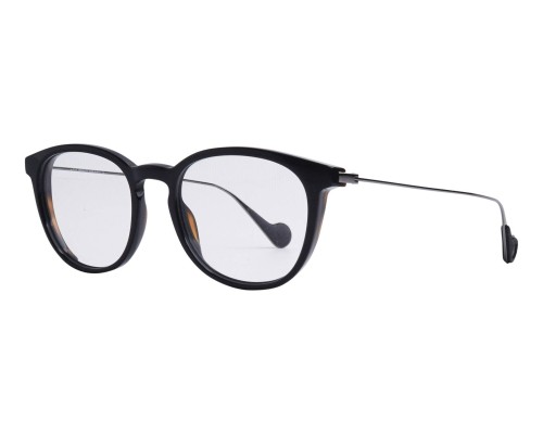 Moncler ML5072 - 001 - 53 Cadres optiques Noir Coussin arrondi