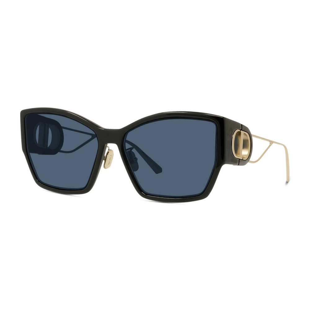 Dior 30 MONTAIGNE S2U - 12B0 B - 60 Lunettes de soleil Or, Noir Œil de chat